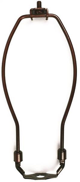 Antique Bronze Detachable Lamp Harp 8 In