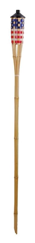 5-Foot Stars And Stripes Bamboo Habi Torch