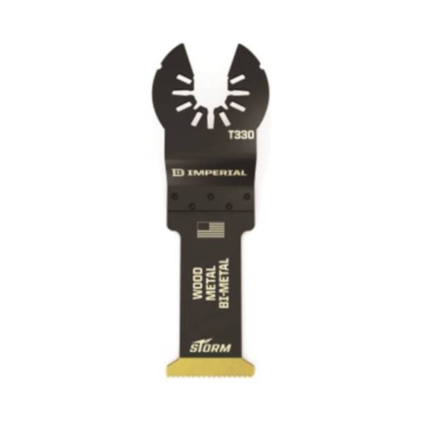 1-1/4-Inch 18-Tpi One-Fit Multi-Material Storm Titanium Metal /Wood Blade 1-Pack