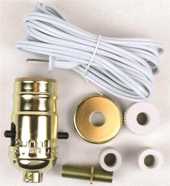 Make A Lamp Or Repair Kit Brass Finish