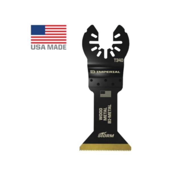 1-3/4-Inch 18-Tpi One-Fit Multi-Material Storm Titanium Metal /Wood Blade 1-Pack