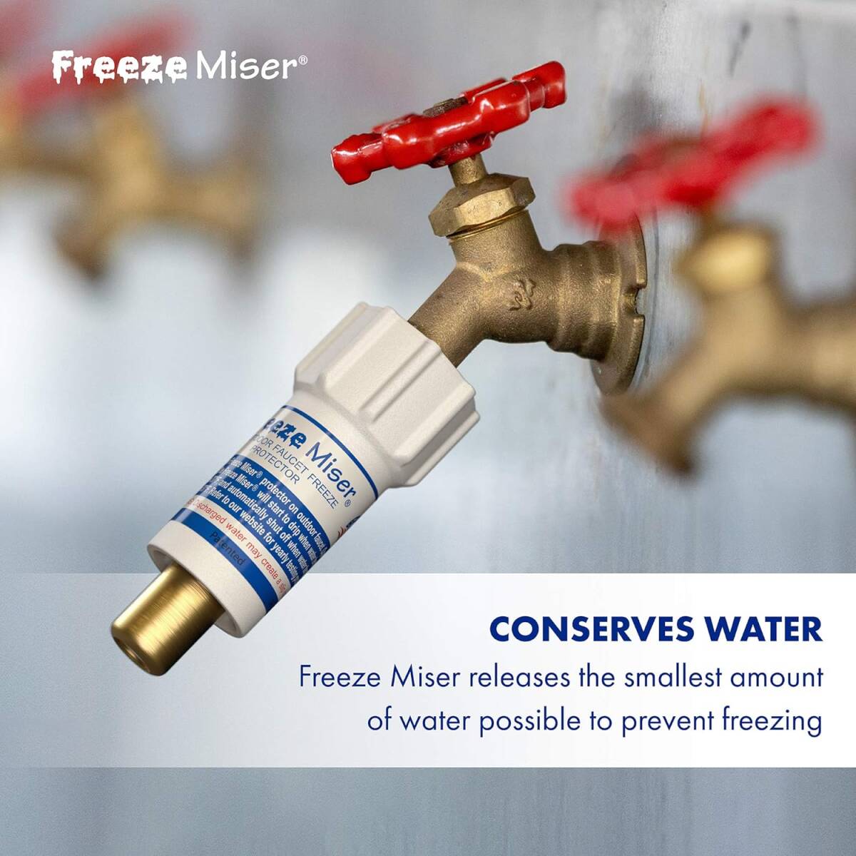The Freeze Miser® Outdoor Faucet Freeze Protector, 2-Pack 3 The Freeze Miser® Outdoor Faucet Freeze Protector, 2-Pack