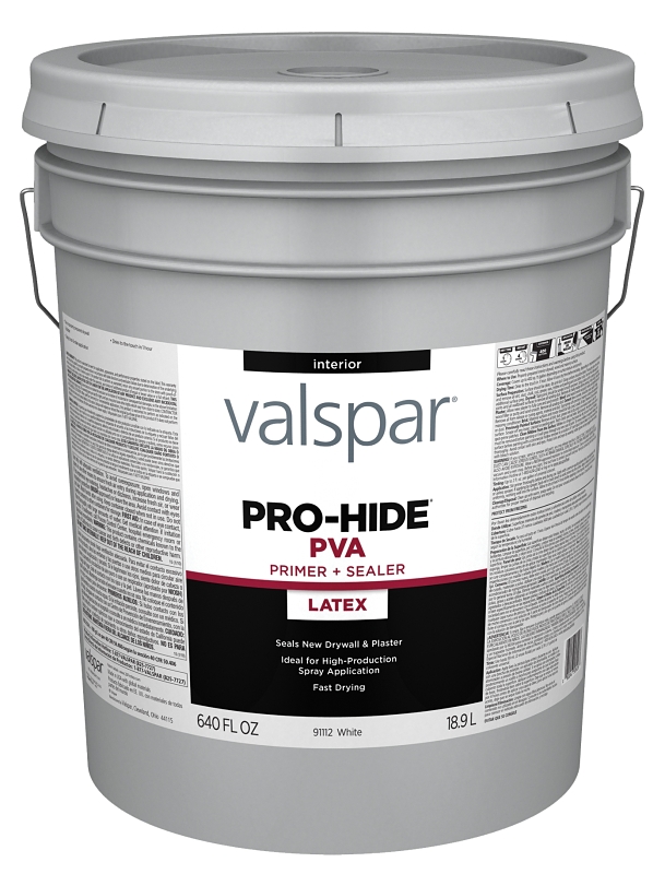 5-Gallon White Pro-Hide® Interior PVA Primer & Sealer