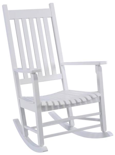Rocking Chair, Mission Box Frame White