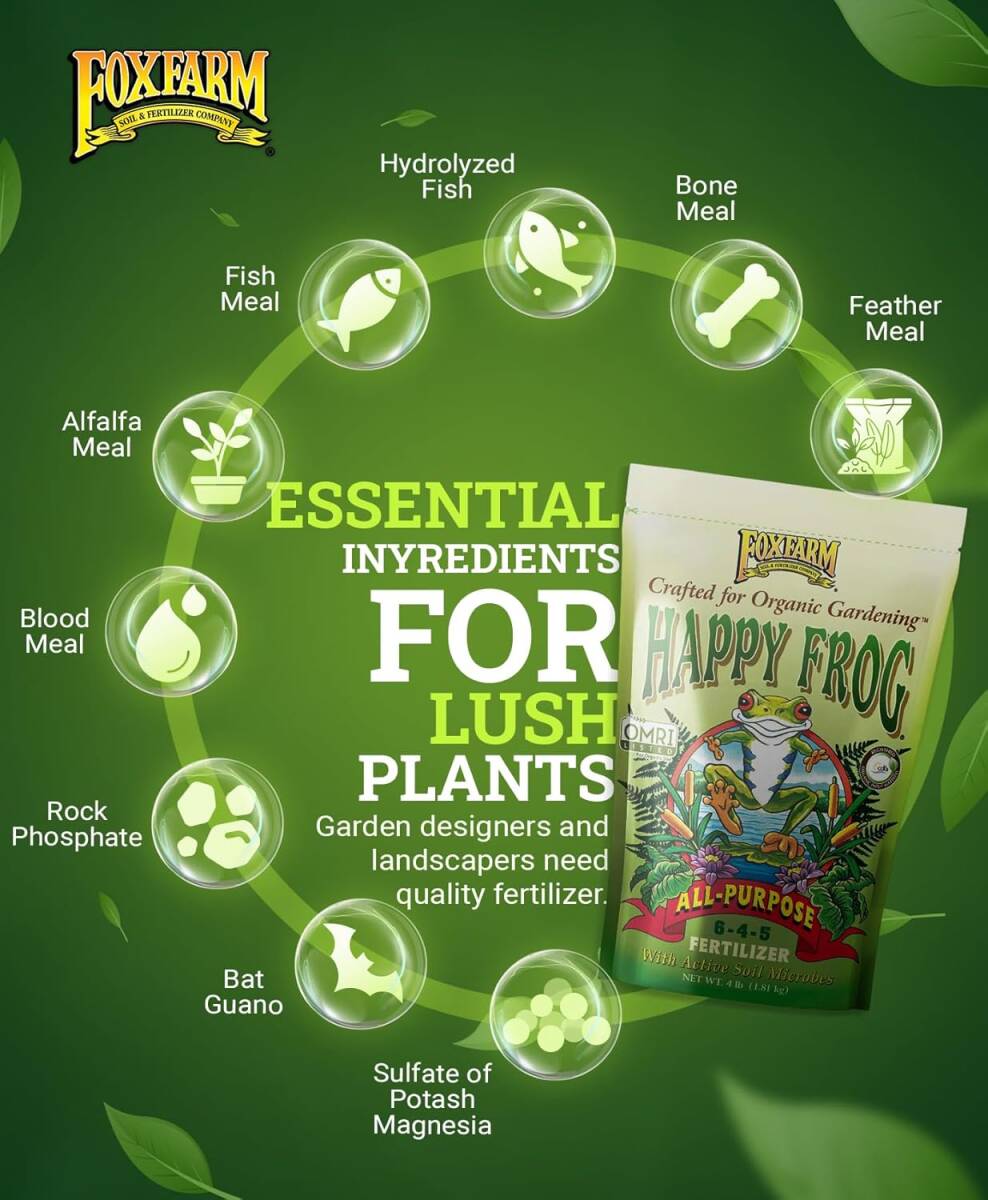 HAPPY FROG® All-Purpose Dry Fertilizer, 4-Pound Bag