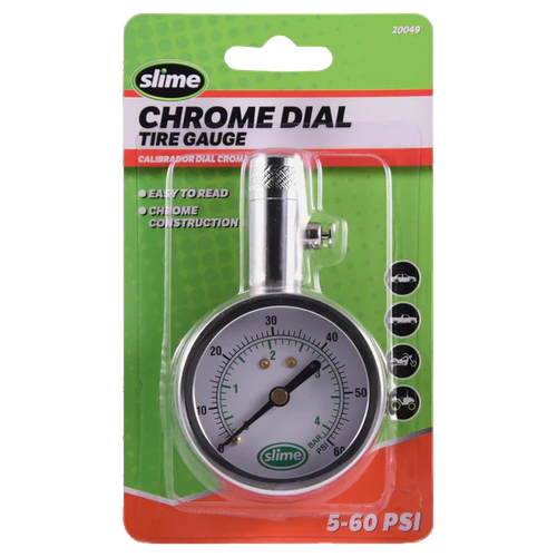 5 To 60 PSI, Chrome Tire Gauge