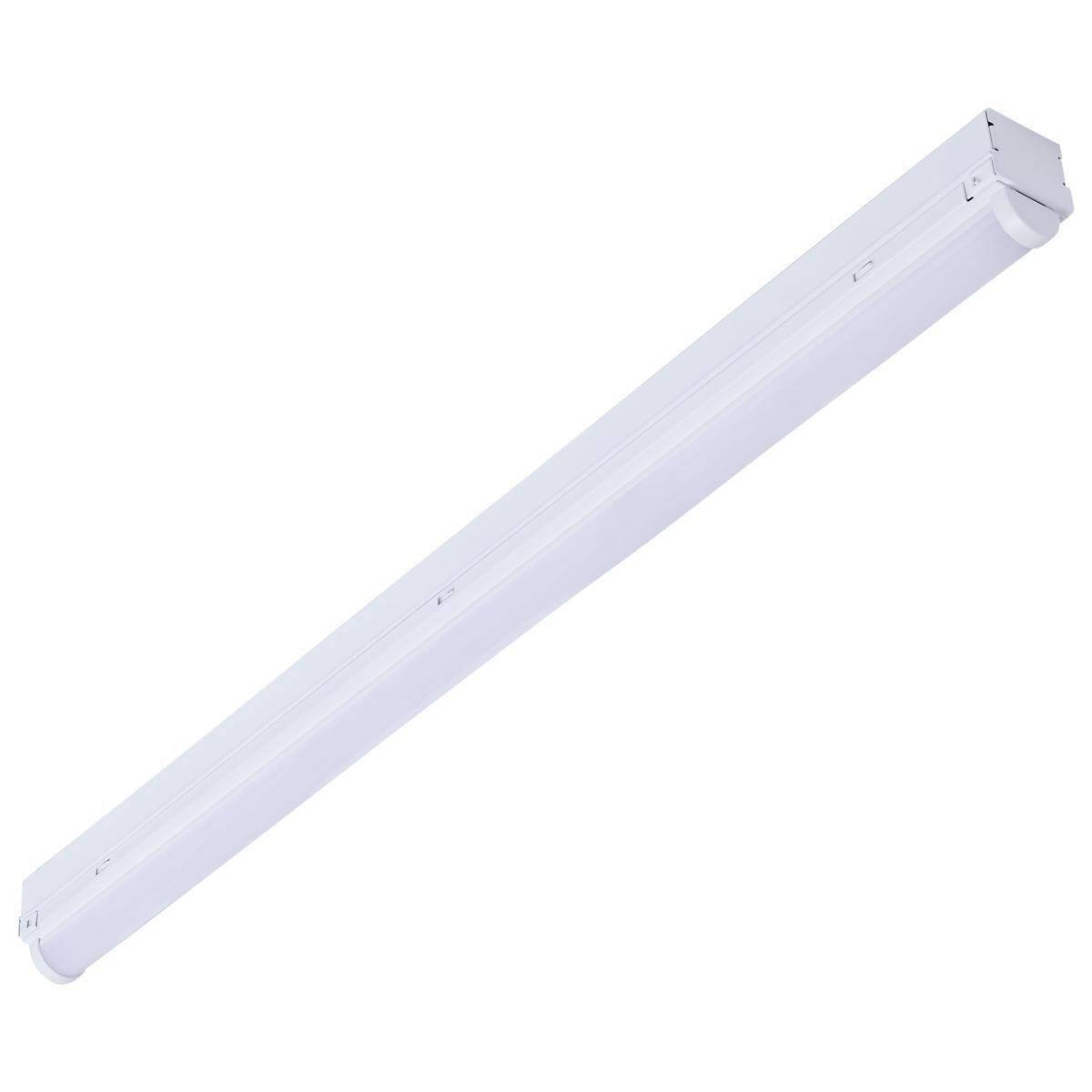 LED 4-Foot Strip Light 19 Watts White Finish 7 LED 4-Foot Strip Light 19 Watts White Finish