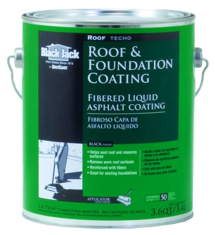 Black Jack Roof Coating Fibered Asphalt Gal