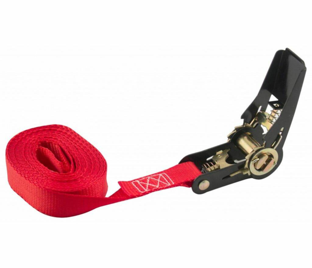 1-Inch X 15-Foot 500-Pound Ratchet Lashing Strap