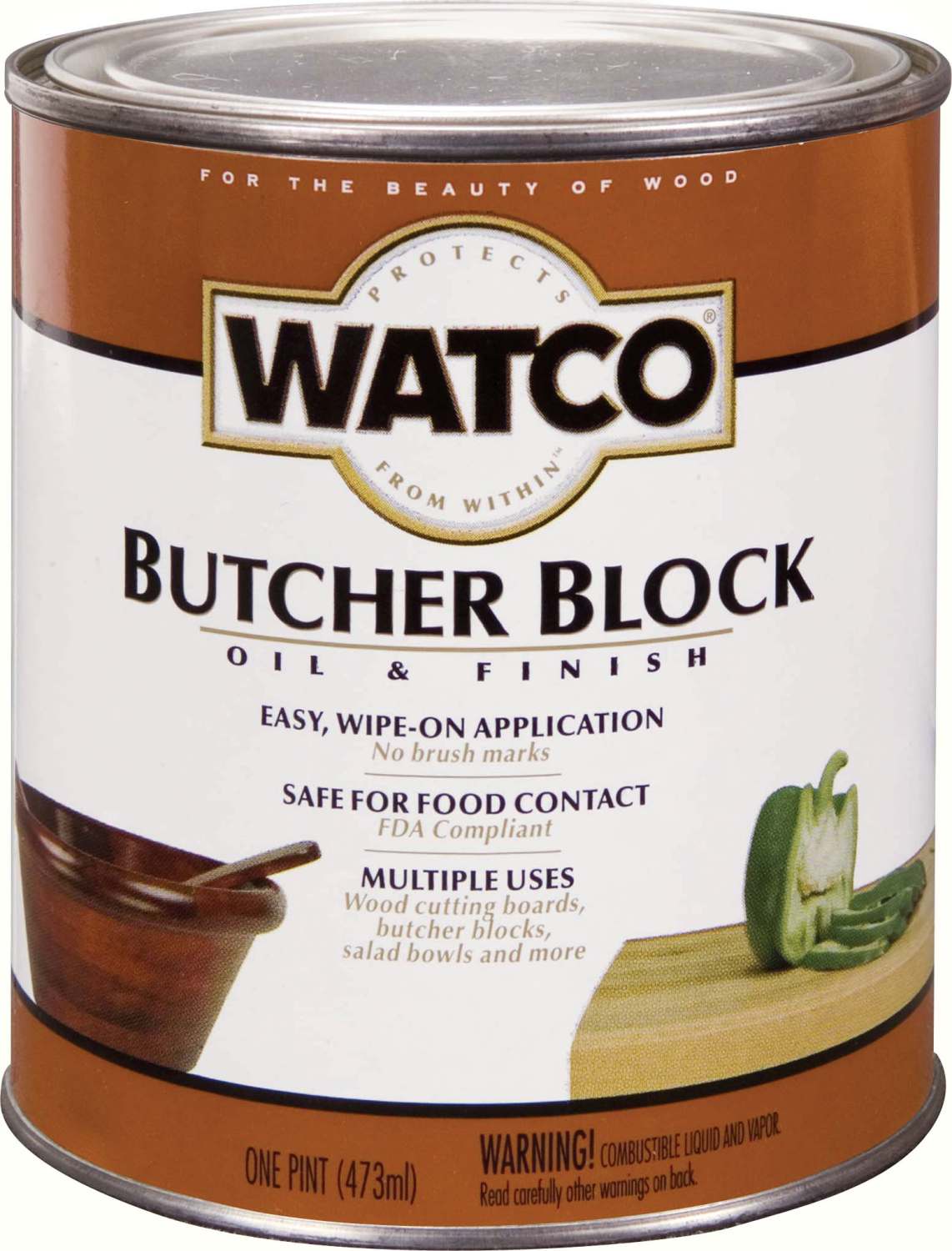 1-Pint Clear Butcher Block Oil And Finish 1 1-Pint Clear Butcher Block Oil And Finish