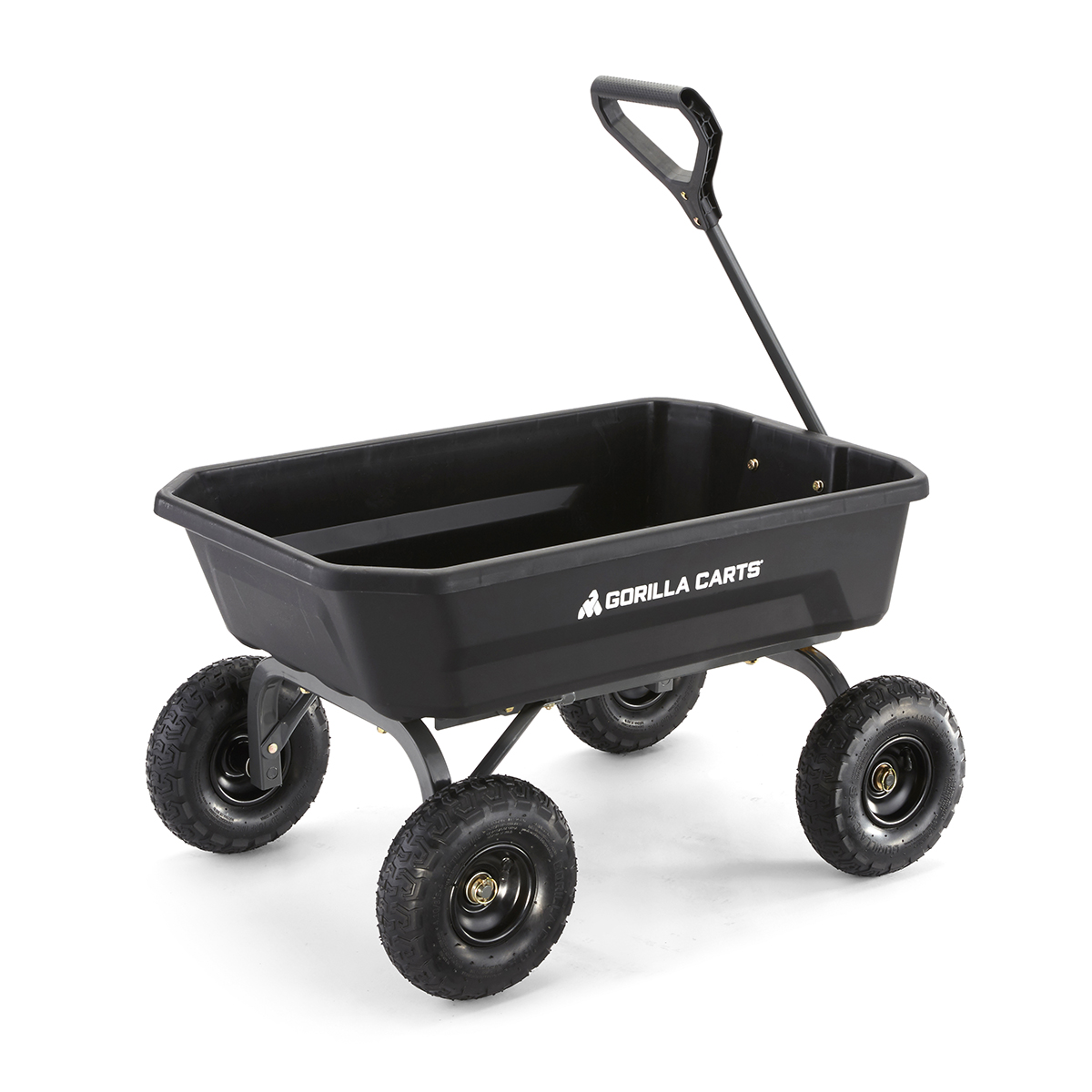4-Cubic Foot Poly Garden Dump Cart 2 4-Cubic Foot Poly Garden Dump Cart