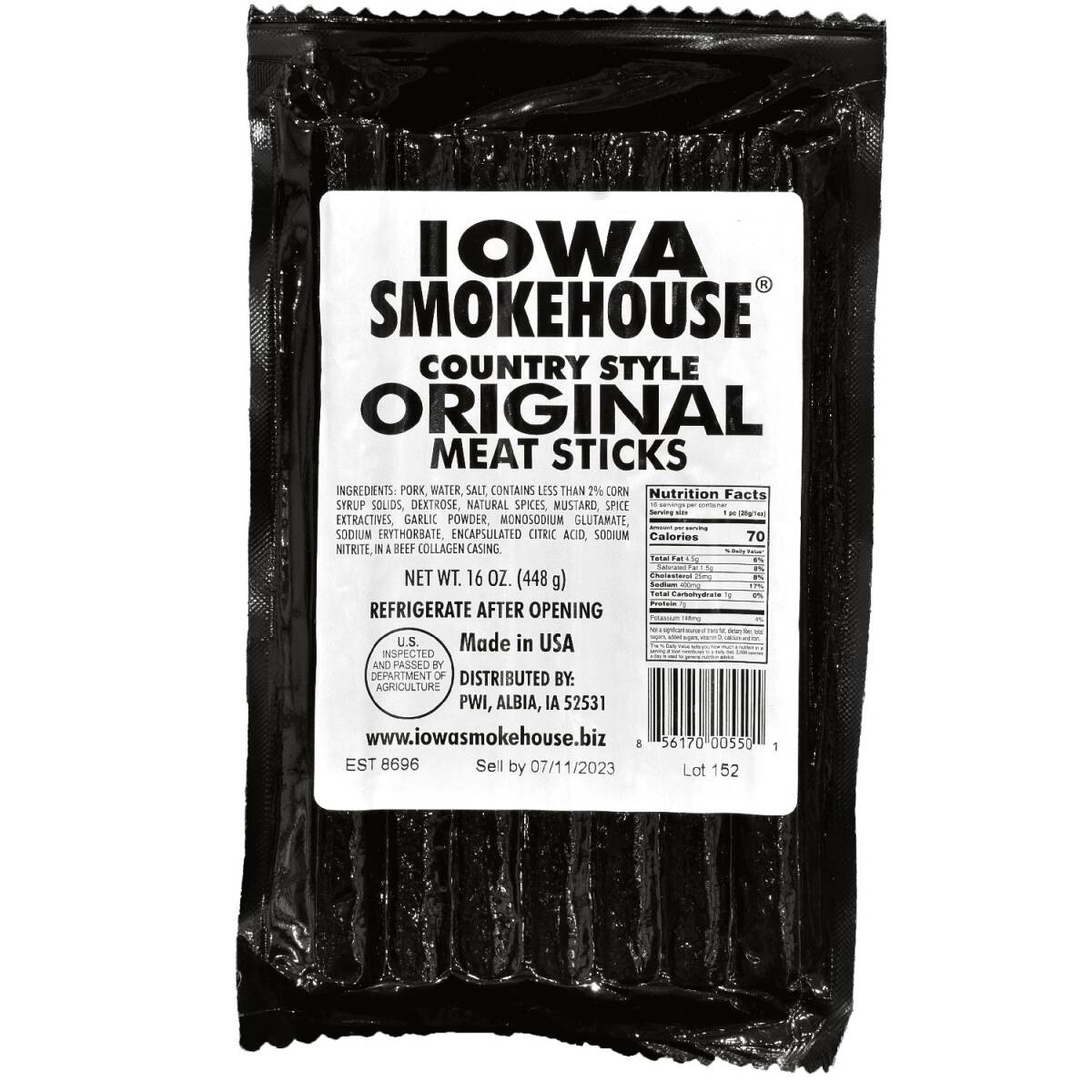 16-Ounce Country Style Original Meat Stick 4 16-Ounce Country Style Original Meat Stick
