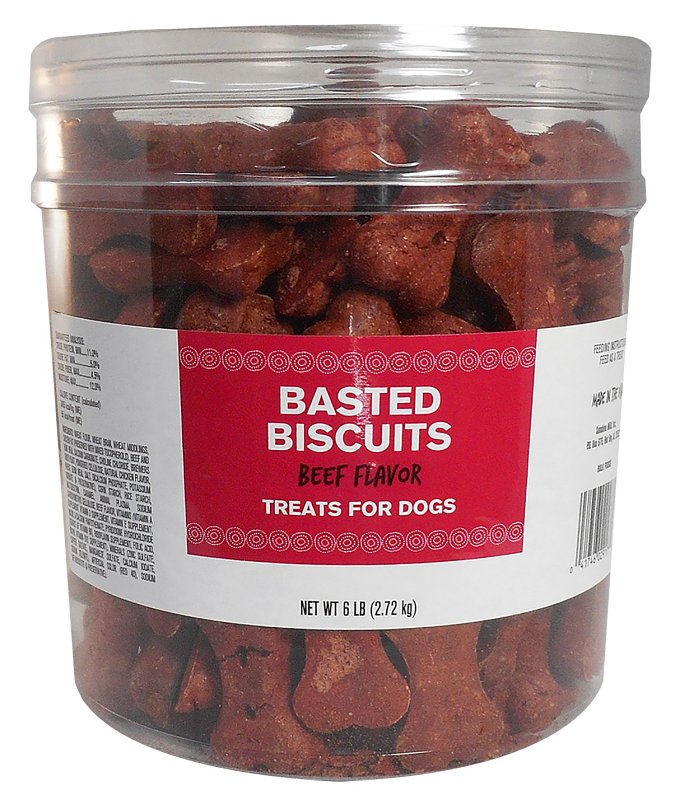 6-Pound Assorted Gravy Basted Beef Dog Biscuit
