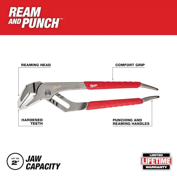 10-Inch Comfort Grip Straight-Jaw Pliers 1 10-Inch Comfort Grip Straight-Jaw Pliers