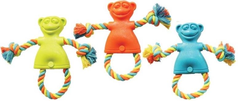 Large Monkey With Rope Tug Dog Toy 1 Large Monkey With Rope Tug Dog Toy