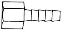 3/8-Inch Marine Female Hose Barb 1 3/8-Inch Marine Female Hose Barb