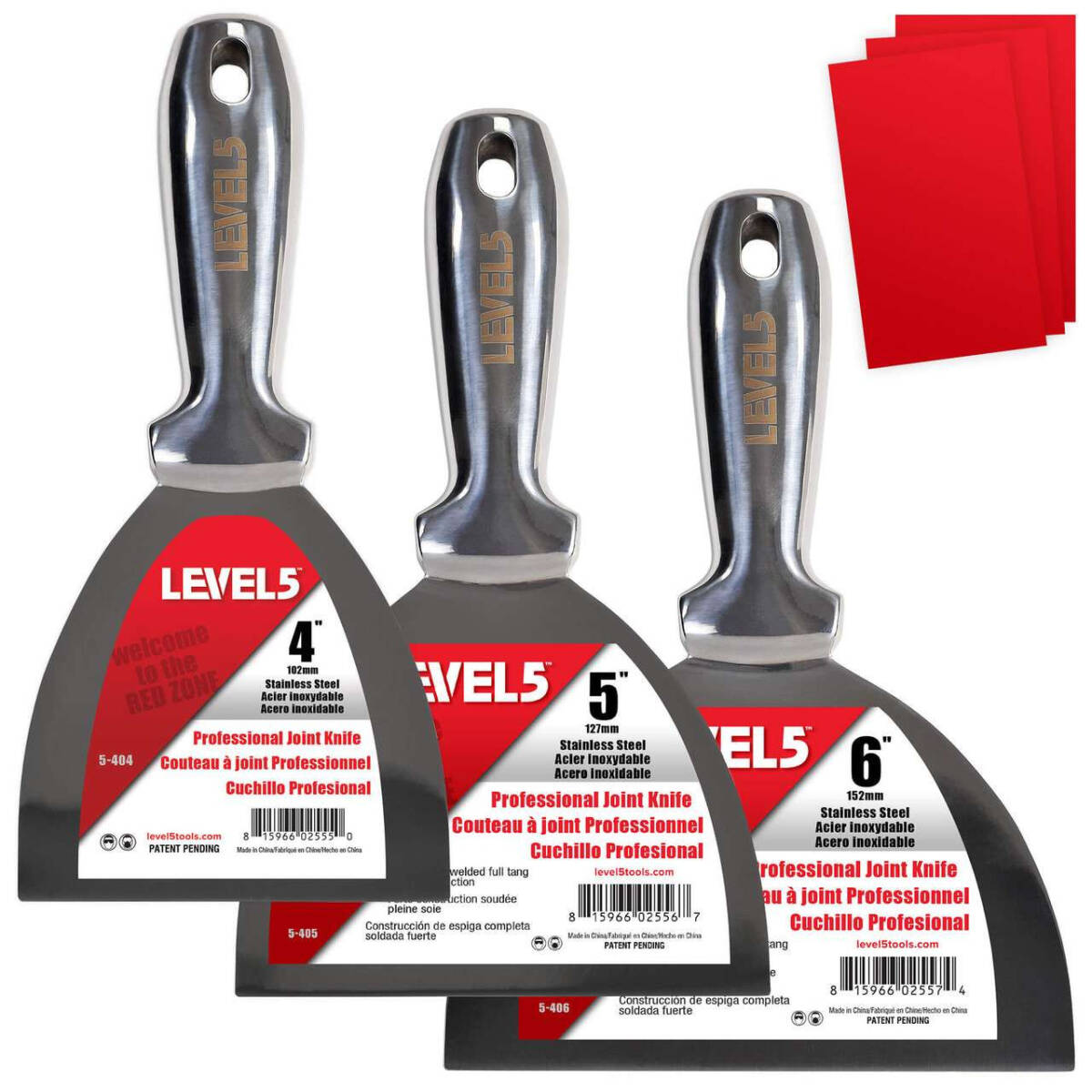 Stainless Steel Joint Knife Set With Welded Handle 2 Stainless Steel Joint Knife Set With Welded Handle