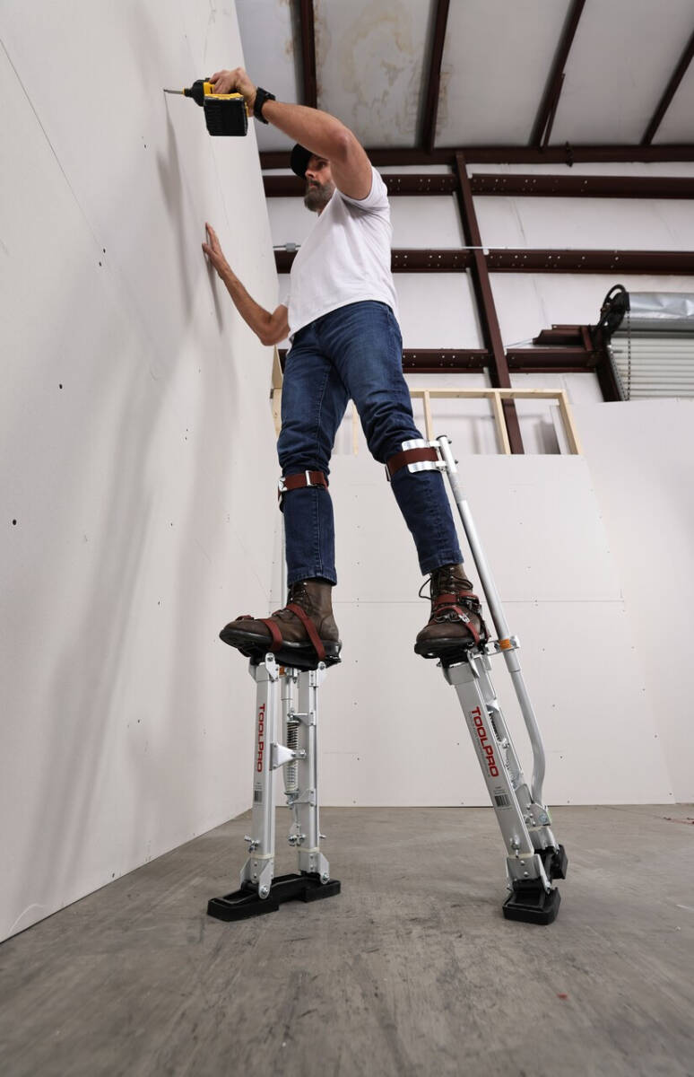 24-Inch To 40-Inch Adjustable Aluminum Stilt 2 24-Inch To 40-Inch Adjustable Aluminum Stilt