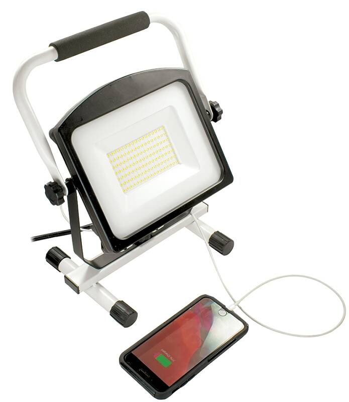 7000-Lumen 68-Watt LED Work Light With USB Port 1 7000-Lumen 68-Watt LED Work Light With USB Port
