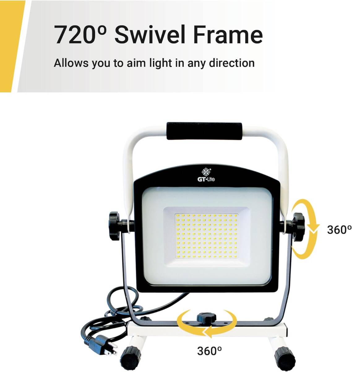 7000-Lumen 68-Watt LED Work Light With USB Port 6 7000-Lumen 68-Watt LED Work Light With USB Port
