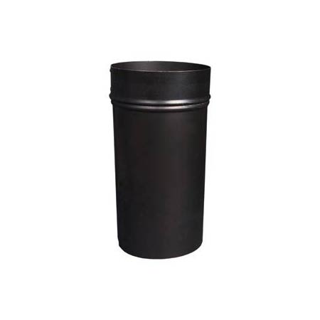 6 x 12-Inch Black Large End Stove Pipe Slip Joint 1 8 x 12-Inch Black Large End Stove Pipe Slip Joint