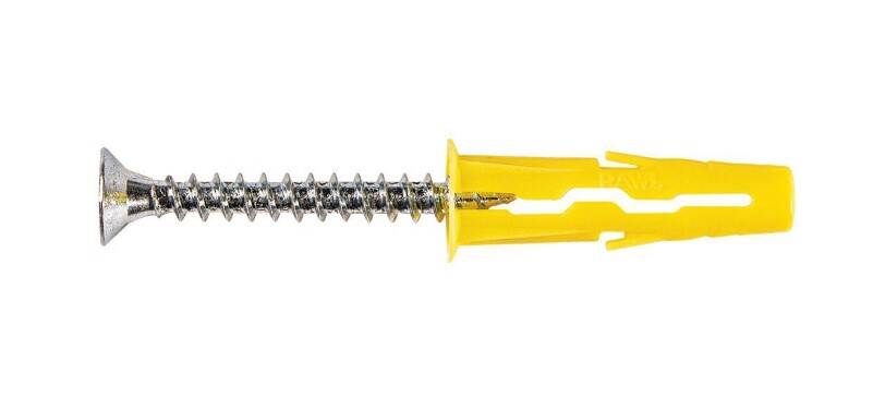 Uno Multi-Purpose Drywall Anchor 3/16 with Screw #6x1-1/2-Inch 2 Uno Multi-Purpose Drywall Anchor 3/16 with Screw #6x1-1/2-Inch