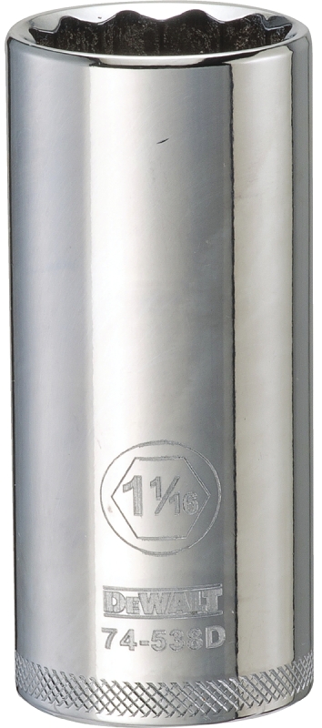 1-1/16-Inch Socket, 1/2-Inch Drive 12-Point Drive Socket 1 1-1/16-Inch Socket, 1/2-Inch Drive 12-Point Drive Socket