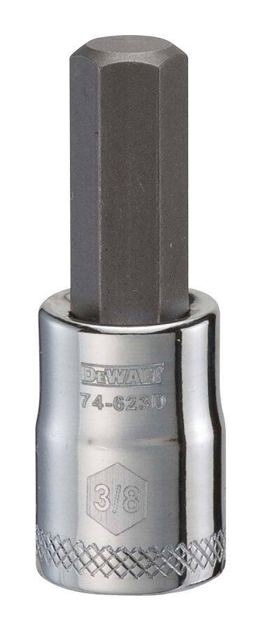 3/8-Inch Drive, 3/8-Inch Tip, 1-31/32-Inch OAL, Vanadium Steel, Polished Chrome Finish, Fractional Hex Bit Socket 2 3/8-Inch Drive, 3/8-Inch Tip, 1-31/32-Inch OAL, Vanadium Steel, Polished Chrome Finish, Fractional Hex Bit Socket