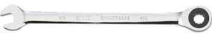 1/4-Inch Head, 3-17/32-Inch Length, 12-Point, Chrome, Anti-Slip, Combination Ratcheting Wrench 3 1/4-Inch Head, 3-17/32-Inch Length, 12-Point, Chrome, Anti-Slip, Combination Ratcheting Wrench