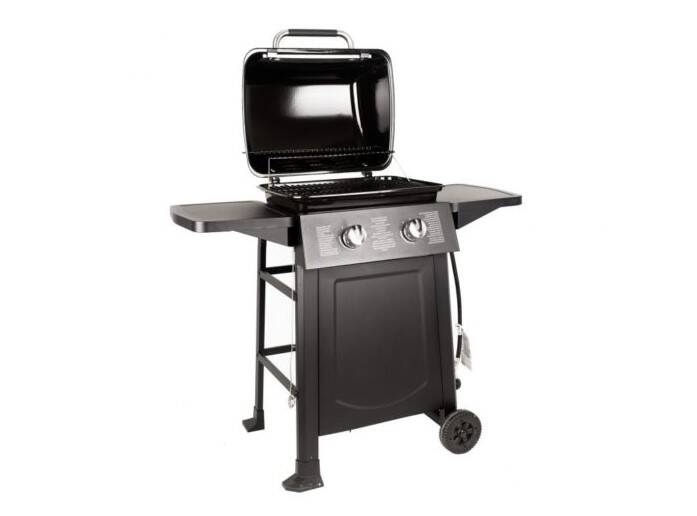 Dyna-Glo 2 Burner Open Cart Propane Gas Grill Black