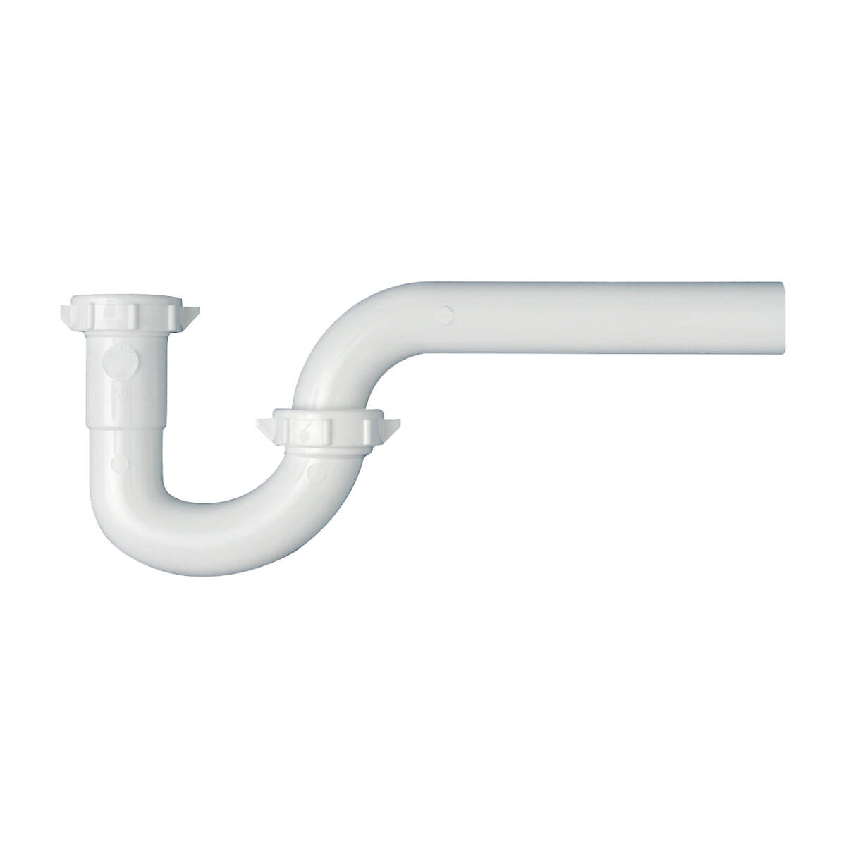 P-Trap, 1-1/2 x 1-1/2, 1-1/2 x 1-1/4-Inch Slip Joint, White