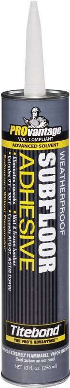 PROvantage,10-Ounce BeigeWeatherproof Subfloor Adhesive 1 PROvantage,10-Ounce BeigeWeatherproof Subfloor Adhesive