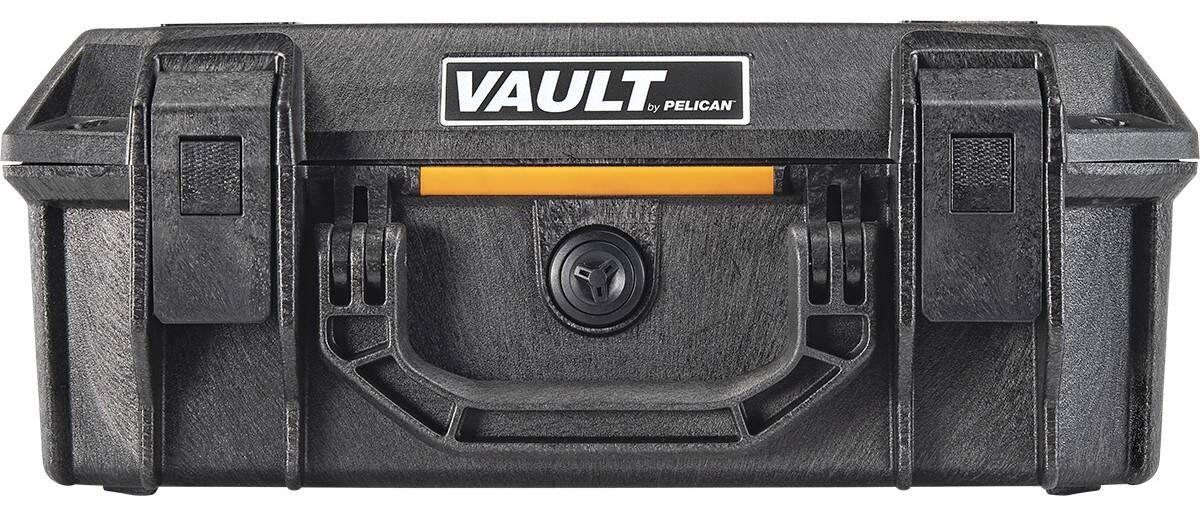 V200 Vault Medium Black Pistol Case with Foam Layer