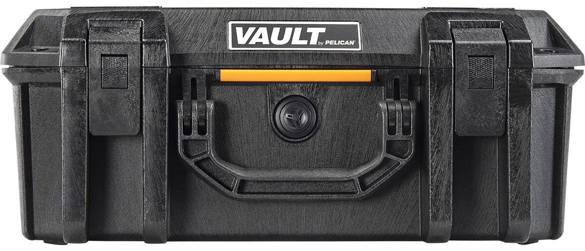 V300 Vault Large Black Pistol Case with Foam Layer
