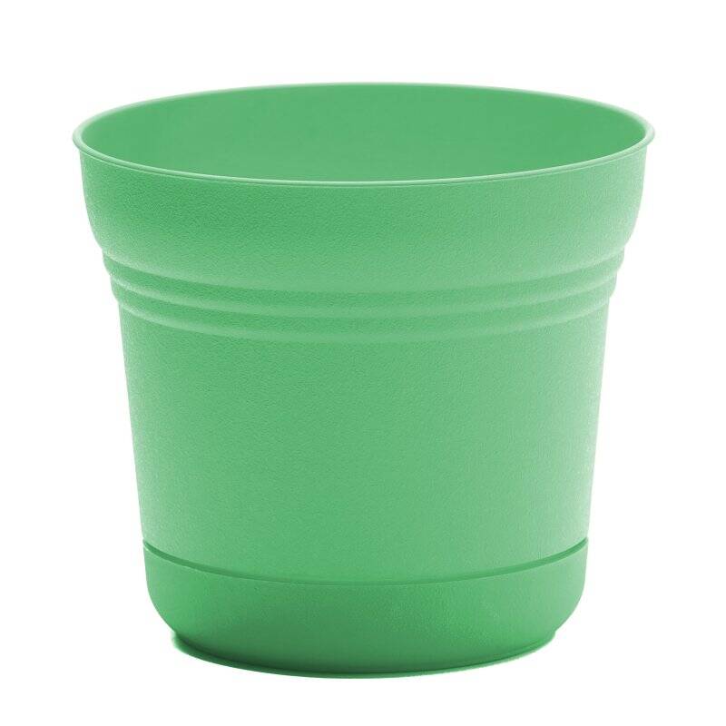 10-Inch Saturn Mint Green Planter & Saucer