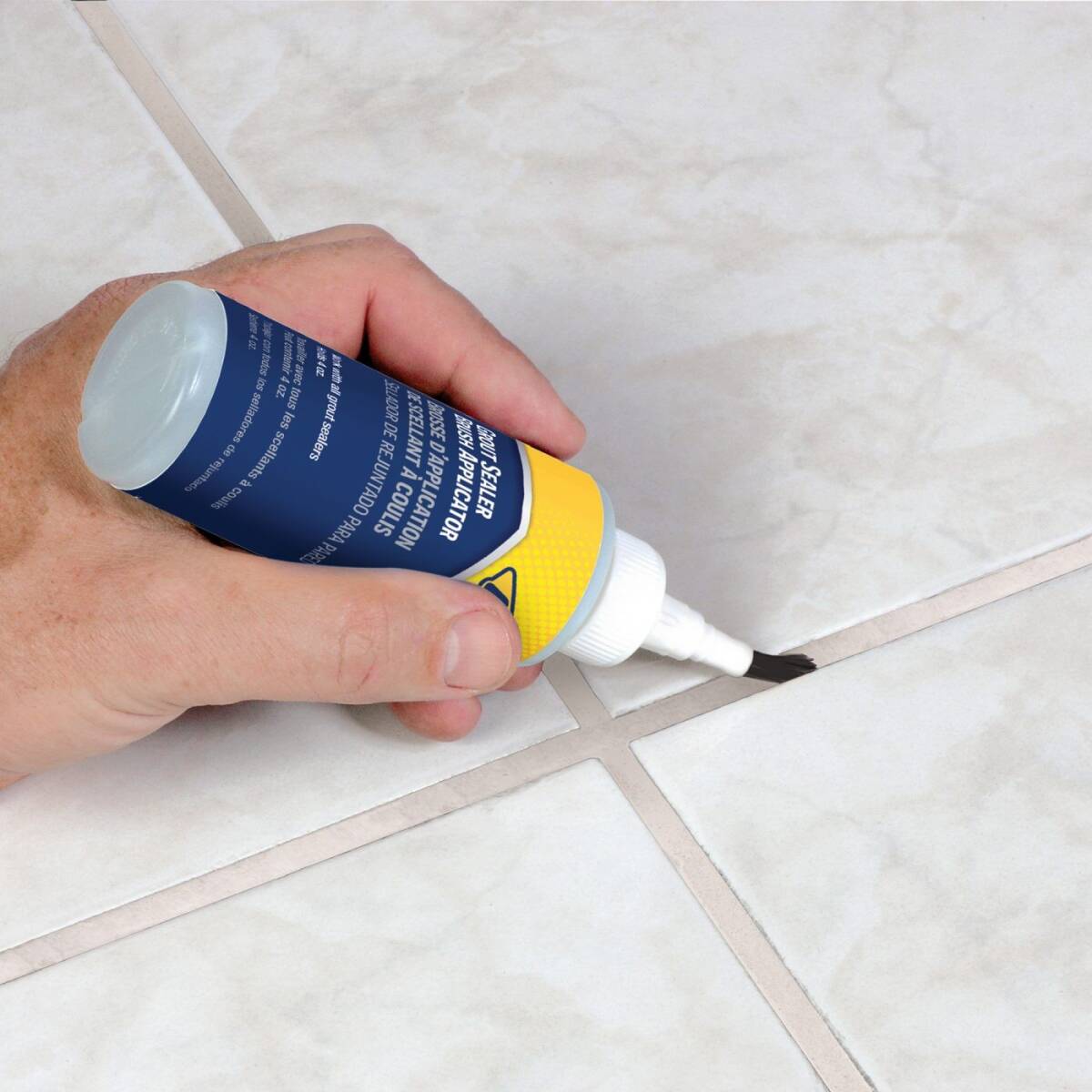 4-Ounce Grout Sealer Brush Applicator 1 4-Ounce Grout Sealer Brush Applicator