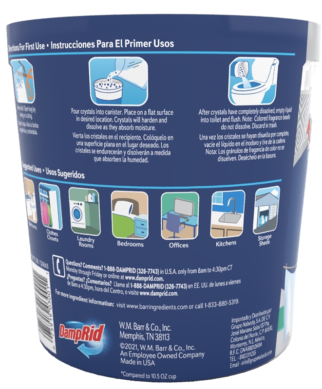 11-Ounce Pure Linen Refillable Moisture Absorber Tub 2 11-Ounce Pure Linen Refillable Moisture Absorber Tub