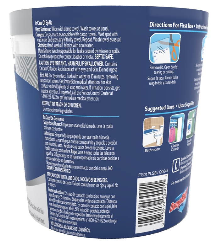 11-Ounce Pure Linen Refillable Moisture Absorber Tub 3 11-Ounce Pure Linen Refillable Moisture Absorber Tub