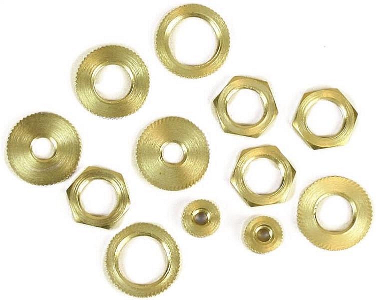 Orrco Assorted Brass Locknuts