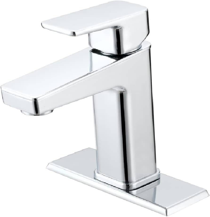 4-Inch Lavatory Faucet 1-Handle Chrome