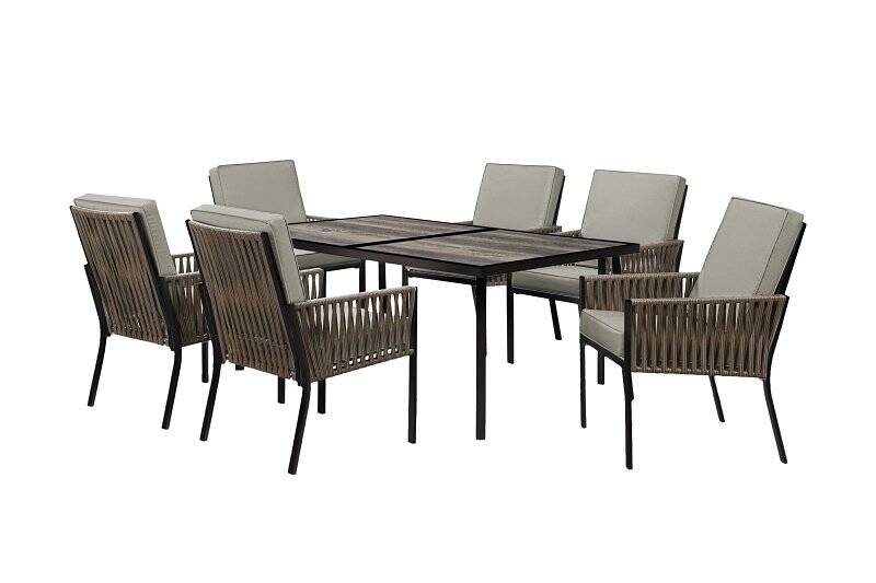 7-Piece Wicker Dining Set