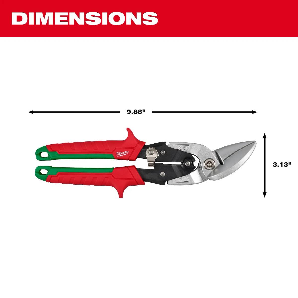 Right-Cutting Offset Aviation Snips 4 Right-Cutting Offset Aviation Snips