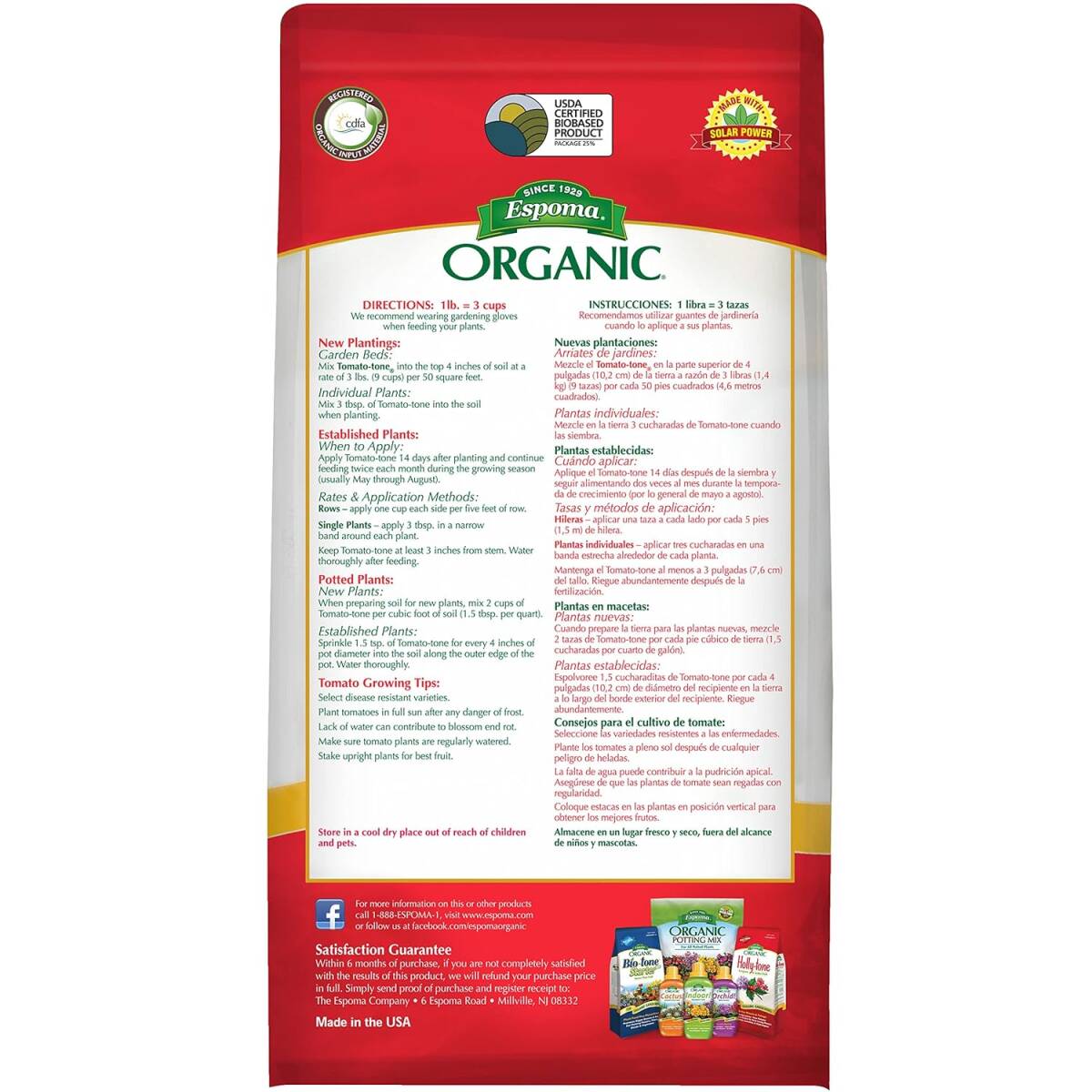 4-Pound 3-4-6 Organic Tomato Tone