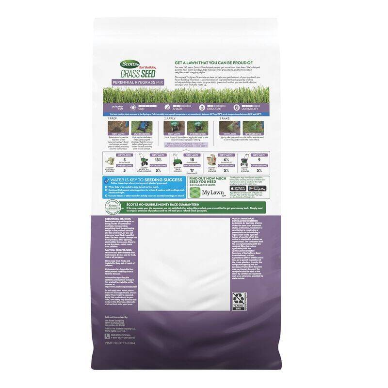 Turf Builder® Perennial Ryegrass Grass Seed, 5.6-Pound