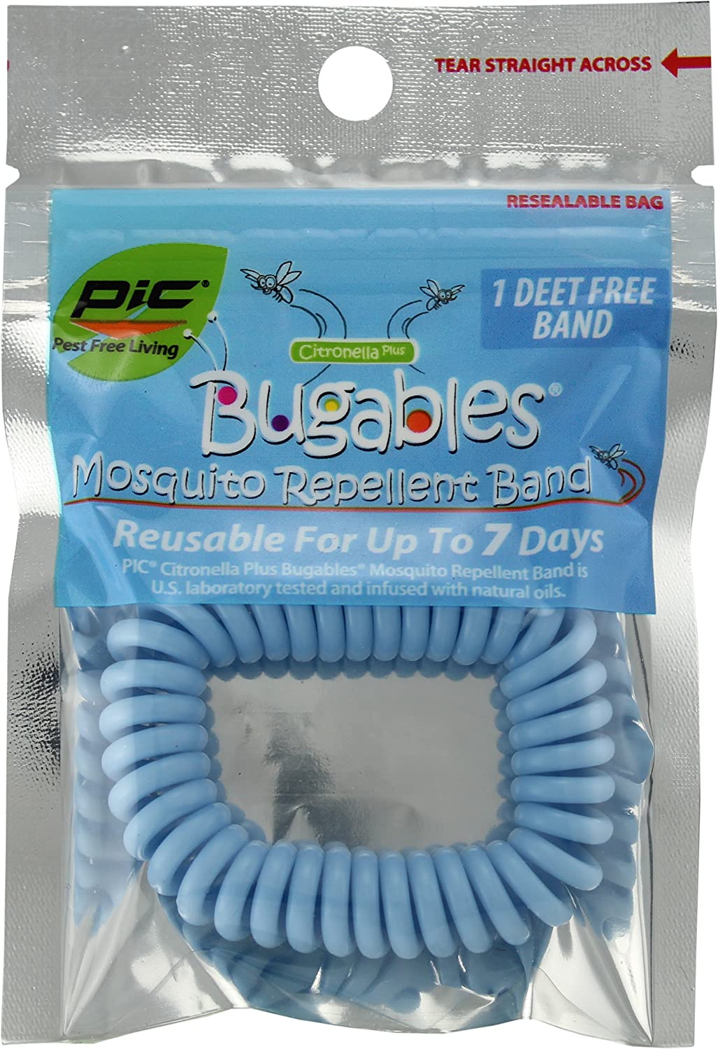 Bugables, Citronella, Coiled, Mosquito Repellent Band, Each 1 Bugables, Citronella, Coiled, Mosquito Repellent Band, Each