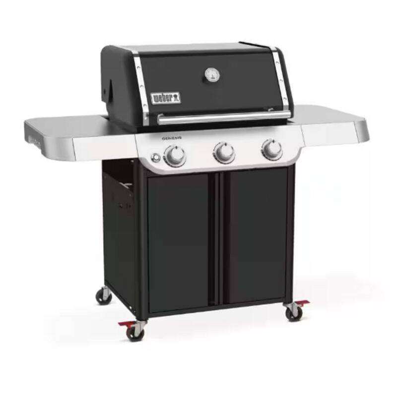 3-Burner Black Genesis E-315 LP Gas Grill 1 3-Burner Black Genesis E-315 LP Gas Grill