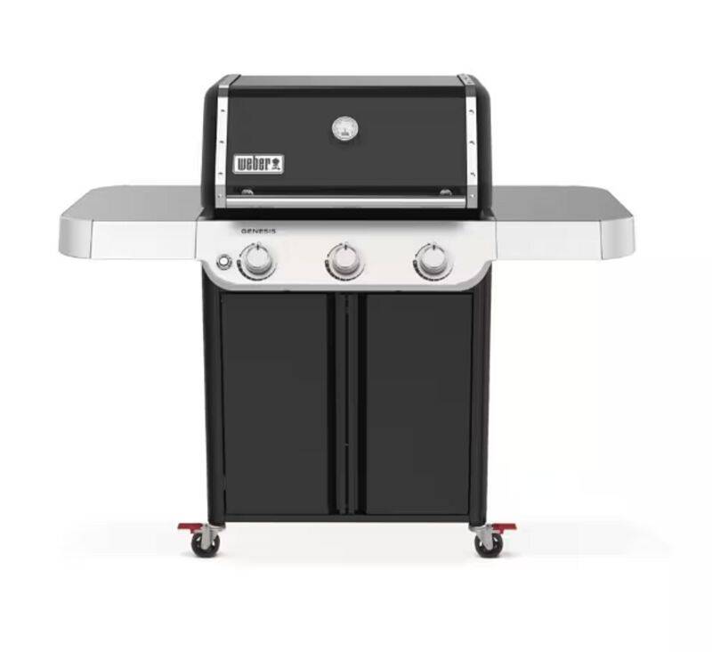 3-Burner Black Genesis E-315 LP Gas Grill 6 3-Burner Black Genesis E-315 LP Gas Grill