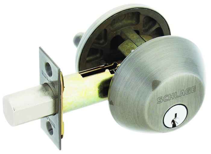 1-Cylinder Deadbolt K4 Pewter 1 1-Cylinder Deadbolt K4 Pewter