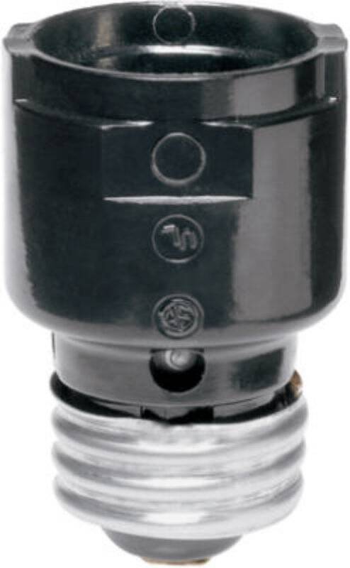 Light Socket Extender Black