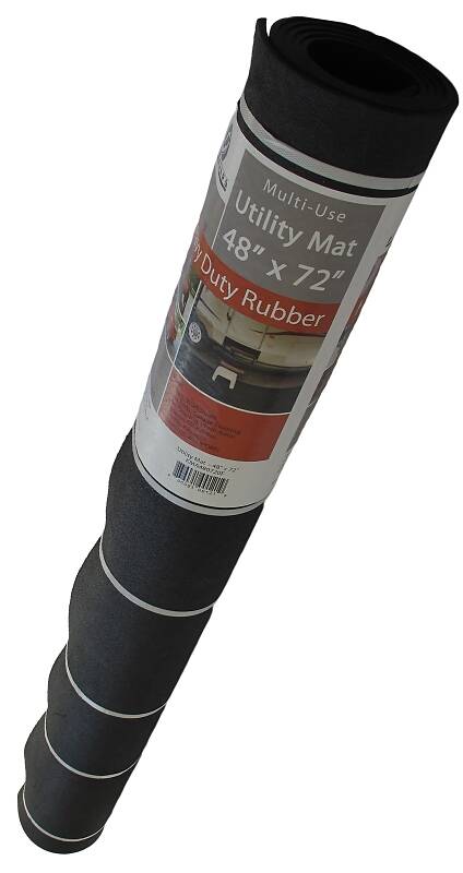48in x72in x1/4 In Rubber Utility Mat